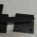 Double Side Gate Latch, Heavy Duty Gate Latch for Wooden Fence, Black Fence Gate Latch with Handles, Heavy Duty Gate Latch for Wooden Gates, Pool Gate, Backyard, Garden