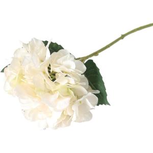 Hydrangea Artificial Flower Wedding Bouquet Garden Outdoor Decoration Silk Purple Fake Flowers Home Christmas Arrange Wedding Party Festival Outdoor Table Centerpiece Decoration(White)