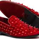 SPK16 Men's Vintage Spike Dress Loafers Slip On Fashion Shoes Classic Tuxedo Dress Shoes (13)