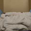 Heated Blanket Battery Operated with Fleece Lining 7.4V 16000mAh Battery 62" x 35" Heated Shawl Wraps for Women Men Cordless USB Outdoor Portable Electric Blanket 6 Heating Zones Khaki