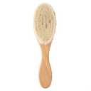 Hair Cleaning Brush, Shine and Texture, Hair Brush for Women Men, Soft Brush with Wood Handle for Thin and Fine Hair, Improve Growth