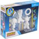 Sonic the Hedgehog Paint Your Own Figurines Set - Bundle with DIY Painting Set Featuring Sonic and More Plus Stickers | Sonic Painting Kit for Kids
