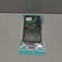 DAIZAG Compatible with iPhone 14 Case,Green Gold Marble Four Corners with Bumpers Anti-Slip Shock Absorbing Protective Cover