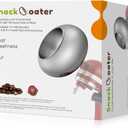 Aieve Snack Coater Compatible with KitchenAid Tilt-Head Stand Mixer for Making Chocolate Covered Almonds, Pistachio, Peanut, Freeze Dried Strawberry, Raisin, Macadamia Nuts and Blueberry