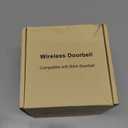 Wireless Doorbell Chime for Blink video Doorbell (1st gen)/(2nd gen) for Home, Long Range and Mutiple Chimes, Led Indicator Door Chime for Home/Office/Classroom (Black)