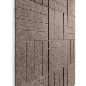 Felt Bulletin Board Tiles | Modern Cork Board Alternative | Large Cork Boards for Walls | Aesthetic Felt Wall Panels for Office & Home Decor | Pinboard & Photo Board (12-Pack) | Desert Palm