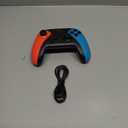 Wireless Switch Controller for Nintendo Switch/Switch 2/Lite/OLED Controller, Switch Controller with a Mouse Touch Feeling on Back Buttons, Extra Switch Pro Controller with Wake-up,Programmable, Turbo Function (Red+Blue)