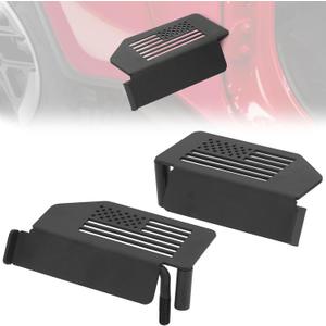 BORDAN Front Foot Pegs for Jeep Wrangler JK JKU JL JLU JT Gladiator 2007-2023, 1941 Style, Comfortable 120 Degree Angle Design