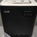 ToLife Dehumidifier for Home, 1000 sq.ft Dehumidifiers for Basement Bedroom Bathroom with 95 OZ Water Tank, Auto Shut Off 7 Colors LED Light, Black