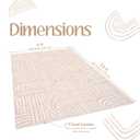Baby Play Mat Premium Foam Playmat for Babies & Toddlers, 67" x 48", Neutral Modern Look, Easy-Clean & Non-Toxic, Decor-Friendly Baby Floor Play Mat for Any Room. Co-Toddlery