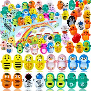 Dilycery 100PCS Mini Tumbler Toys Party Faovrs Pinata Goodie Bag Stuffer Fillers for Kids, Treasure Box Toys for Classroom Easter Egg Fillers End of the Year School Students Prizes
