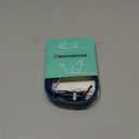 BRONZEDOG Rolled Leather Dog Collar for Small Medium Large Dogs with QR ID Tag (S: 12-14 Inch, Teal)