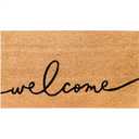 THEODORE MAGNUS Door Mat  Coir Doormat for Outdoor Entrance, Durable Welcome Mat with Non-Slip Backing, Perfect for Front Door and Entryway - Outdoor/Indoor - Warm Greeting - 17" x 30" (1'5" x 2'6" (Rectangular))