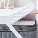 SINWEEK 2 Inch Memory Foam Mattress Topper Full Size with Breathable Bamboo Cover, Pressure Relief Mattress Pad to Revitalize Old or Sagging Beds, Non-Slip and Machine Washable for Easy Care