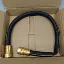 Giraffe Tools Leader Hose 2ft x 5/8", 24INCH Short Water Hose for Hose Reel, Lightweight, Flexible with Female Female Fittings