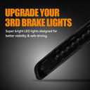 Compatible with Third 3rd Brake Light LED Toyota 2003-2009 4Runner, High Mount Rear Brake Lights Assembly, Waterproof Center Cab Lamp Stop Light (Not Fit Models with Rear Spoiler)