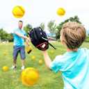 HyDren 20 Pcs Mini Foam Softball Baseball Stress Balls Bulk Yellow Softball Gifts Baseball l Party Favors for goodie bag stuffers Stress Relief Toys School Carnival Reward Gifts, 2.5 Inch