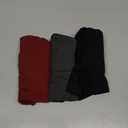 INNERSY Women's Bamboo Viscose Heavy Flow Period Underwear High Waisted Leakproof Panties 3 Pack (XX-Large, Black/Gray/Red)