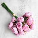 27 Pieces of Silk Fabric Light Luxury Artificial Small Rose Simulation Flower - Suitable for Family Wedding Decoration (Pink)