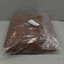 AmyHomie Cooling Blanket Queen Size, 100% Rayon Derived from Bamboo, Cool Summer Blanket for Hot Sleepers Soft Comfy Lightweight Checkered Blankets for All Seasons(Mocha, 90x90)