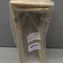 Toilet Paper Baskets for Organizing[2 pack],Paper Rope Wicker Storage Basket with Handle, Bathroom Basket for Bedroom, Nursery, Living Room.(white) (L: 15"L x 6.1"W x 4.7"H, S: 13.7"L x 5"W x 4.3"H)