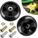 CheeMuii AM125172 Lawn Mower Deck Gauge Wheels Kit Heavy Duty 2 Pack Mower Deck Wheels Compatible with John Deere 48", 54", 60", 62, 72" Deck Replace for AM125172 AM124706 210-300