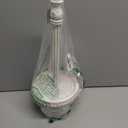 Mud Pie Farmhouse White-Washed Beaded Wood Pedestal Paper Towel Holder, Grey