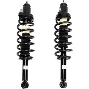 Rear Pair Complete Struts Coil Springs Assembly Replacement for 2011-2014 Chrysler 200 & 2007-2010 Chrysler Sebring & 2008-2014 Dodge Avenger Shock Absorbers Kits 171126