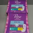 Poise Ultra Thin Incontinence & Postpartum Pads with Wings for Bladder Leaks, 3 Drop Light Absorbency, Regular Length, 132 Count