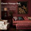 Dimoon 394"x17.7" Peel and Stick Wallpaper Dark Red Contact Paper for New Environmentally Friendly Materials Thickening Upgrade Embossed Renter Friendly Wall Paper Modern Vinyl Wrap Countertop Bedroom