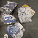 Breling 310 Pieces Felt Letter Bulletin Board Letters Sticker with Number 2" Bulk Self Adhesive ABC Upper Lowercase Sticky Letter for Xmas Gift Bulletin Board Classroom(Blue Color)