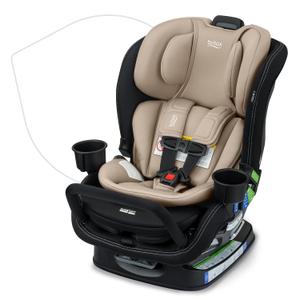 Britax Poplar S Convertible Car Seat, 2-in-1 Car Seat with Slim 17-Inch Design, ClickTight Technology, Sand Onyx, Manufacture Date: 02/28/2026