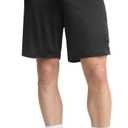 Champion Men's Shorts, Men's Mesh Gym Shorts, Lightweight Athletic Shorts (Reg. Or Big & Tall) (Black, L)