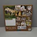 TF Publishing 2026 Wolves Wall Calendar - Large Grids for Appointments and Scheduling - Vertical Monthly Wall Calendar 2026 with Premium Gloss Paper for Home and Office Organization - 12in x 12in