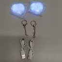 2Pcs Rechargeable Purse Light Handbag Light,2.8" LED Bag Lights for Purse with Automatic Sensor,Heart Shaped Lights for Inside Purse,Purse Must Haves Accessories for Women,Girls,Mother