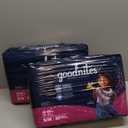 Goodnites Girls' Bedwetting Underwear, Size S/M (43-68 lbs), 76 Ct (2 Packs of 38) 