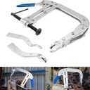 8 in Valve Spring Compressor, Universal Valve Spring Removal Tool Compatible with Most Small and Medium Sized OHV Engines