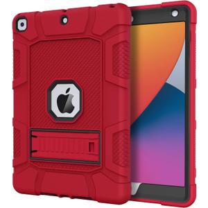 Azzsy Case for iPad 9th Generation/iPad 8th Generation/iPad 7th Generation (10.2 Inch, 2021/2020/2019 Model), Heavy Duty Shockproof Rugged Protective Case for iPad 10.2 inch (Red)