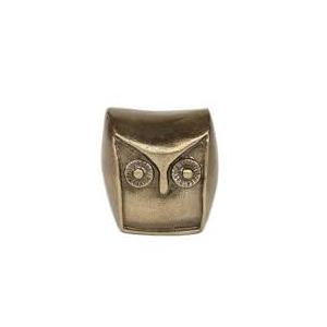 HD Designs Aluminum Owl - Antique Gold, 5.6 in