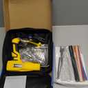 Allturn Plastic Welder, 2 in 1 Plastic Welding Kit, Hot Staples Weld Gun, Car Bumper Repair Kit for Most Plastics, Patent Number D970324 (Yellow)