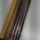 Ausemku Shower Curtain Rod 32-80 Inch Adjustable - 1 Inch Diameter Heavy Duty No drill Spring Tension Shower Rod, Non-Slip Rustproof Telescopic Rod for Bathroom, Brown