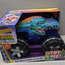Hot Wheels Monster Trucks 1:15 Scale Mega-Wrex Alive Battery-Powered RC Vehicle with Lights & Sounds, 20 cm x 33 cm x 23 cm