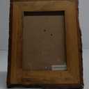 Eosglac 5x7 Live Edge Picture Frame, Rustic Wood Photo Frames Farmhouse Decor for Tabletop or Wall Display, Natural Brown