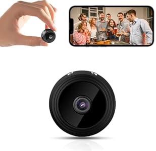 eroerl Hidden Camera-WiFi Wireless Cam-Nanny Camera-Spy Cameras-1080P HD Night Vision-Pet/ Baby - HD Surveillance Cam - Surveillance Cameras with Motion Detection and Night Vision