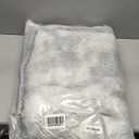 Floralux Rugs for Living Room, 6x9 Large Shag Area Rug, Tie-Dyed Light Grey Soft Fluffy Carpets for Bedroom