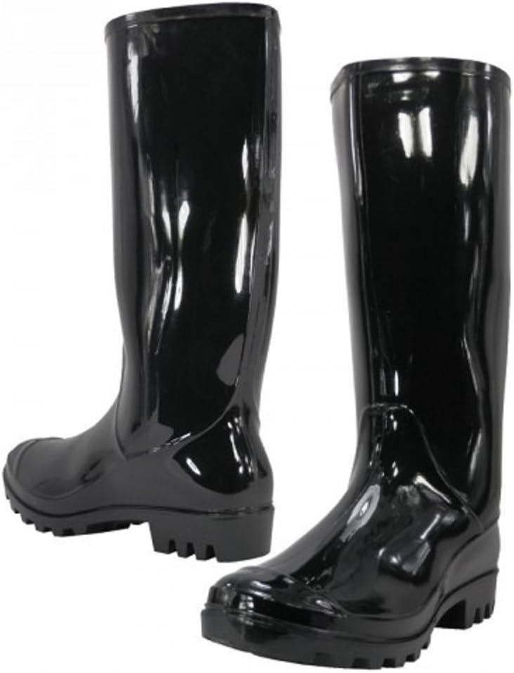 Women Rain Boots Stylish Waterproof Rubber Boots for Ladies, 7 