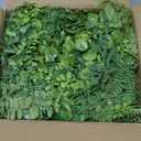6 Pcs Green Fern Hanging Wreaths Artificial All Seasons Fern Wreath Mini Greenery Hanging Wreath for Pillar Front Door Porch Wall Window Farmhouse All Seasons Decoration