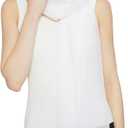 PANTONIGHT Long Chiffon Sheer Scarf For womens (073 White)