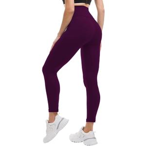Ipletix Leggings for Women, High Waisted Women Leggings Yoga Pants (Purple)