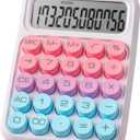 Mr. Pen- Mechanical Switch Calculator, 12 Digits, Large LCD Display, Colorful Calculator Big Buttons, Back to School Supplies (Bubble Gum)